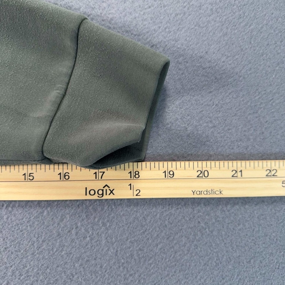 Spanx AirEssentials Half Zip Pullover Womens M Green Athleisure Top - Picture 11 of 12
